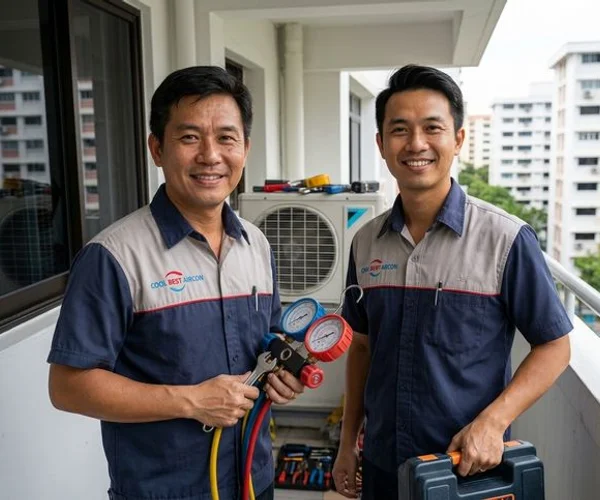Coolbest Aircon team of professional technicians serving Tampines