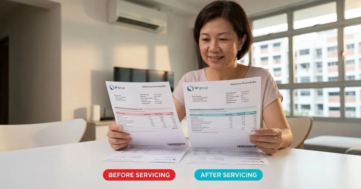How Regular Aircon Servicing in Tampines Lowers Your Electricity Bill
