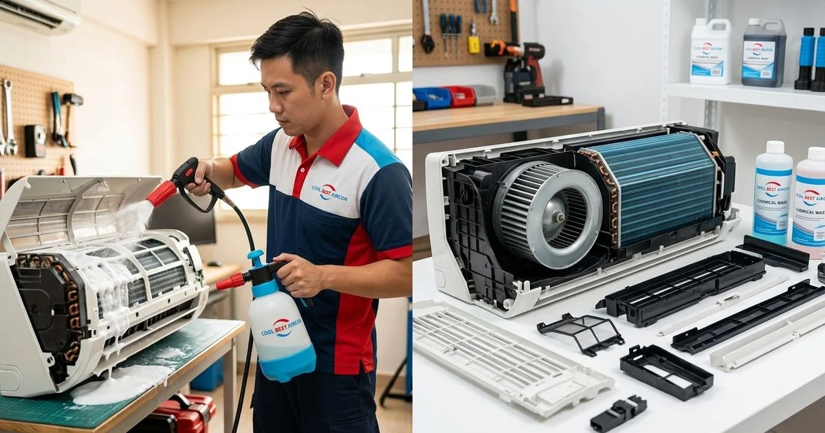 Aircon Chemical Wash vs Chemical Overhaul in Tampines: Which Do You Need?